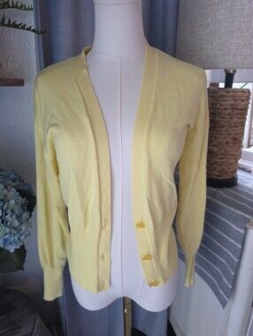 ICHI Yellow Cardigan